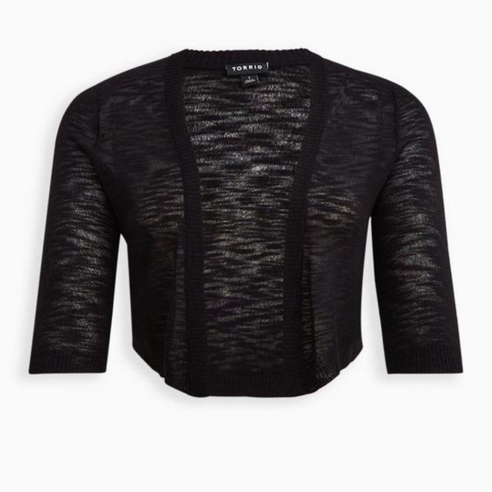 Torrid Black Shrug . NWT size 4X